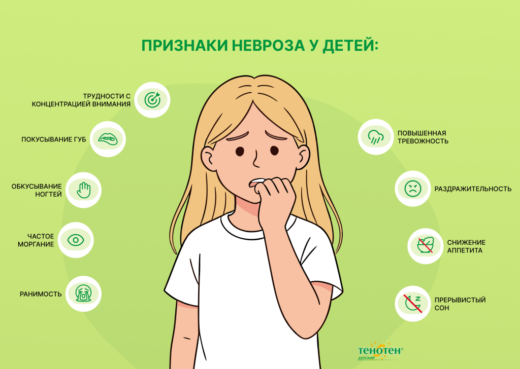 Признаки невроза у детей Признаки невроза у детей